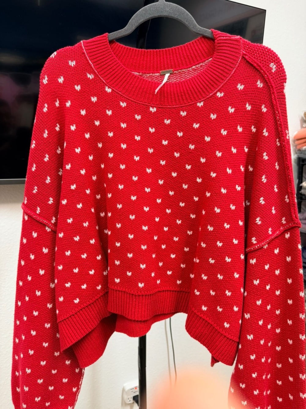 FREE PEOPLE - RED Sweater